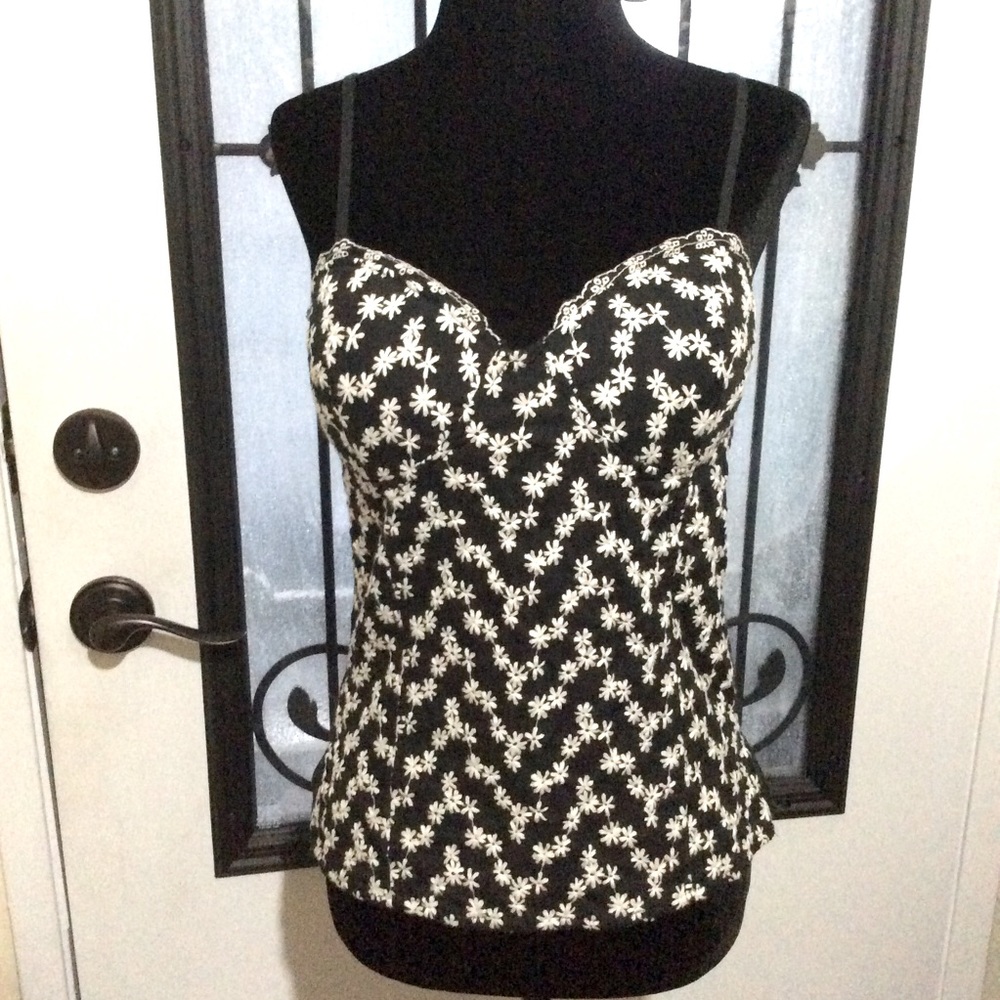 Warehouse One bustier top
